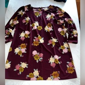 Ann Taylor loft shift floral dress 20 plus